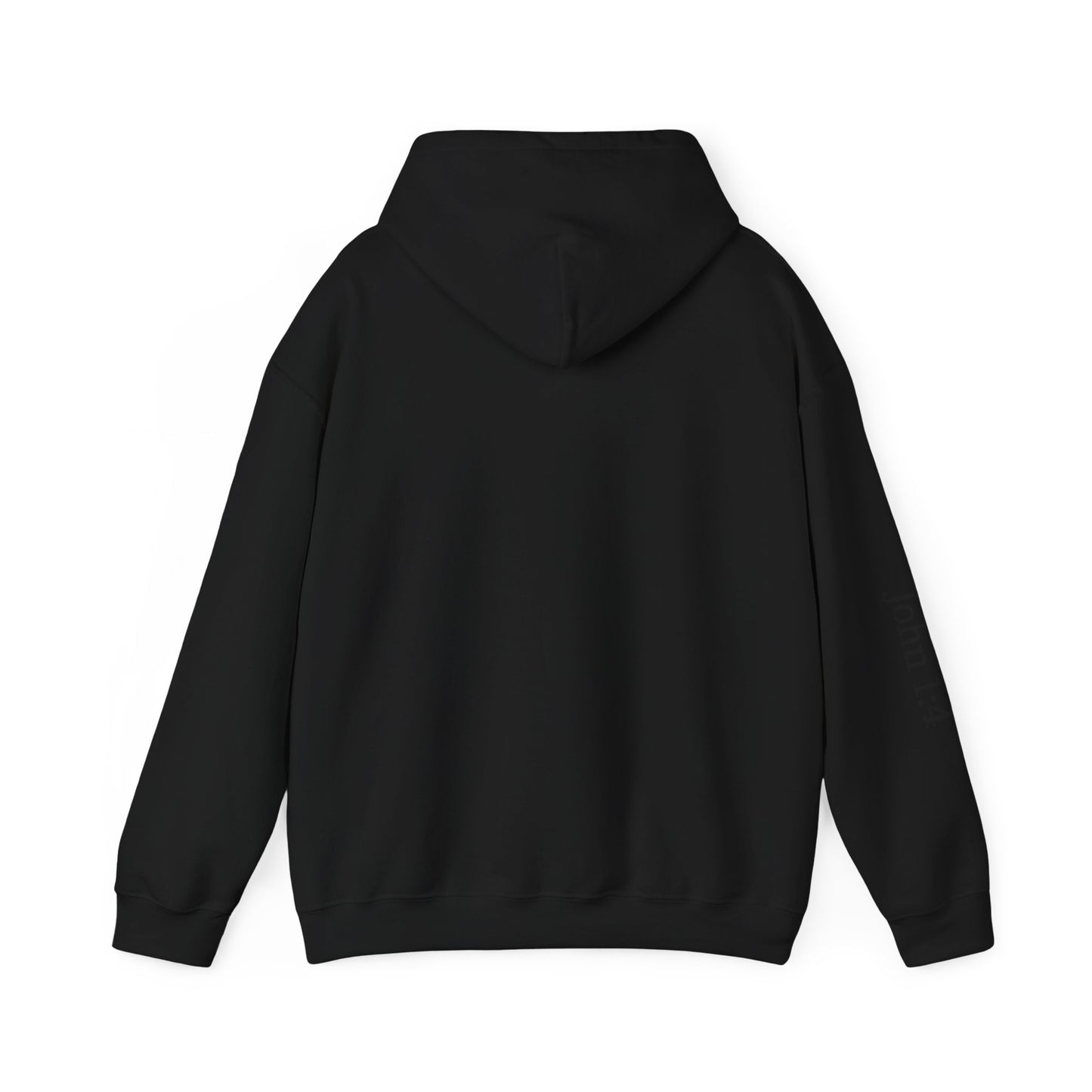 Jesus Crown Hoodie with John 1:4 Sleeve - Hooded Sweatshirt - THE GIFT GIVER