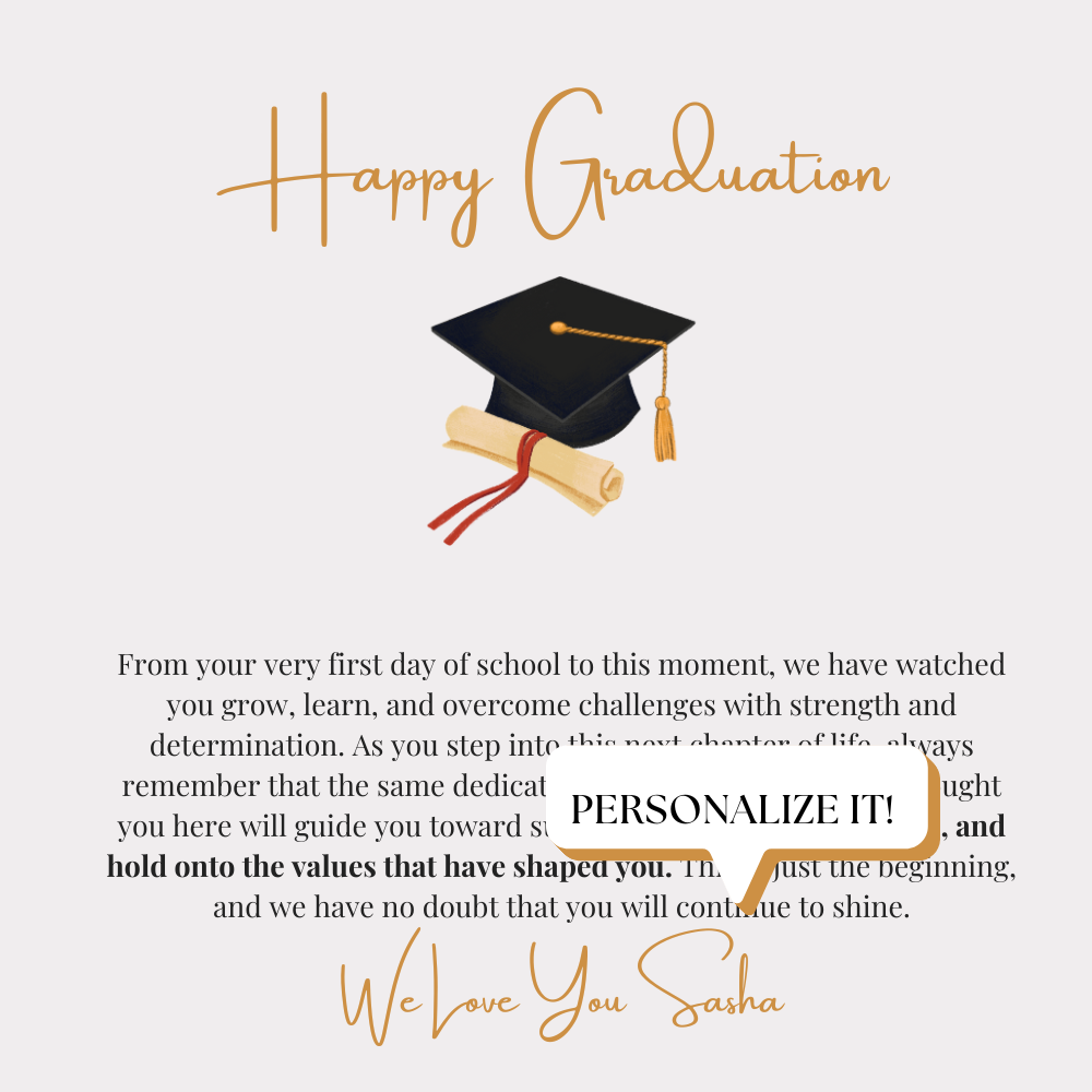 Gift For Her - Graduation Gift