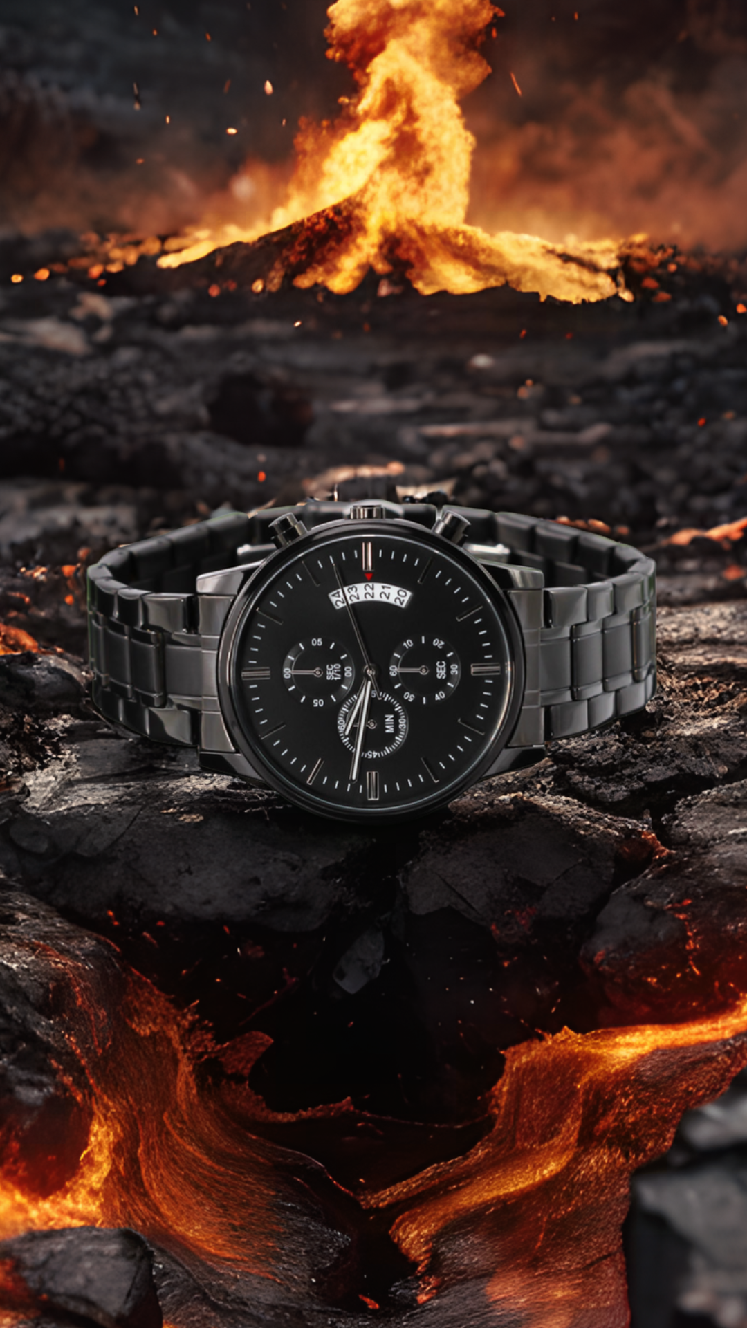 Engraved Chronograph Watch Gift For Him - Perfect for All Occasions