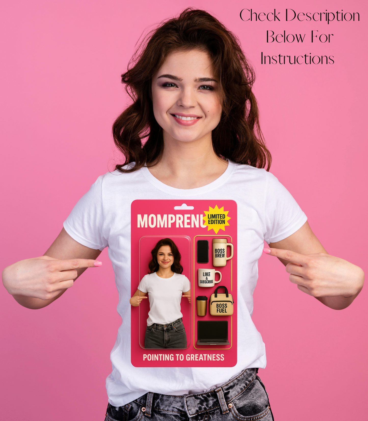Custom Action Figure Tee – Turn Your Favorite Person into a Toy Hero!