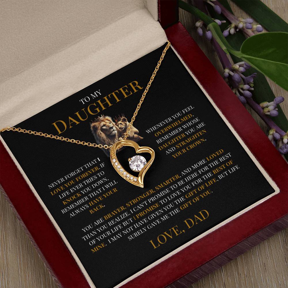 To My Daughter "Eternal Love Necklace" - THE GIFT GIVER