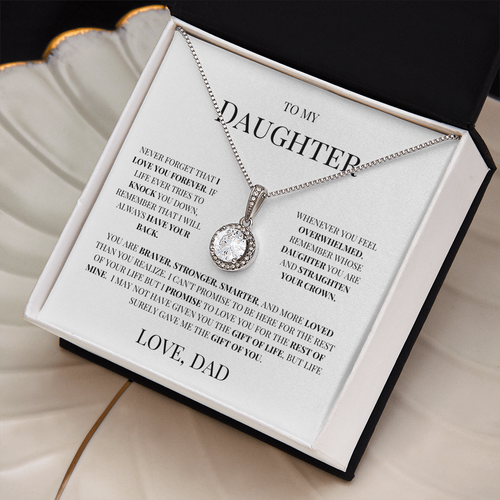 To My Daughter "Timeless Circle Necklace" - THE GIFT GIVER
