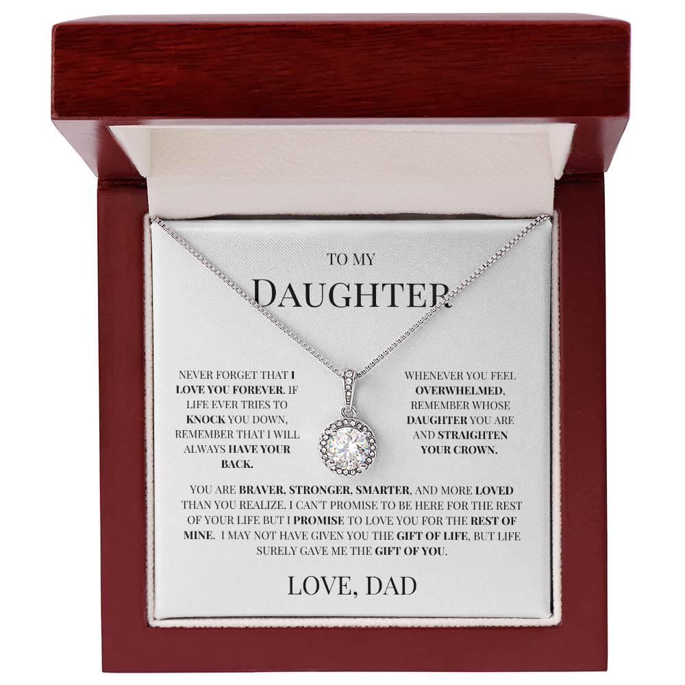 To My Daughter "Timeless Circle Necklace" - THE GIFT GIVER