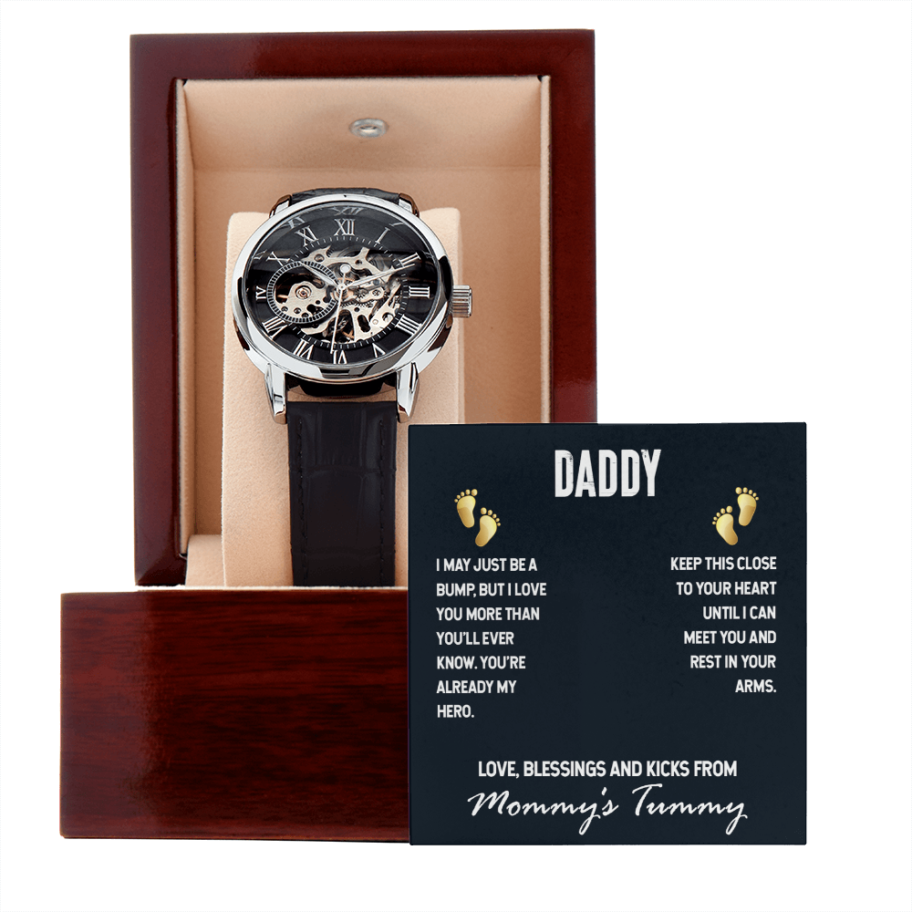 Watch Gift For Him -Custom Message Card Included Perfect For All Occasions