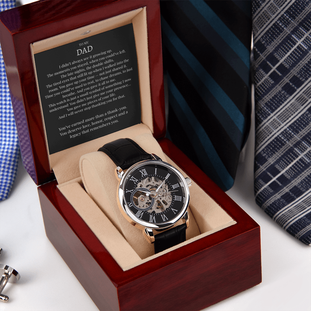Personalized Luxury Timepiece Watch Gift for Dad – GiftGiver