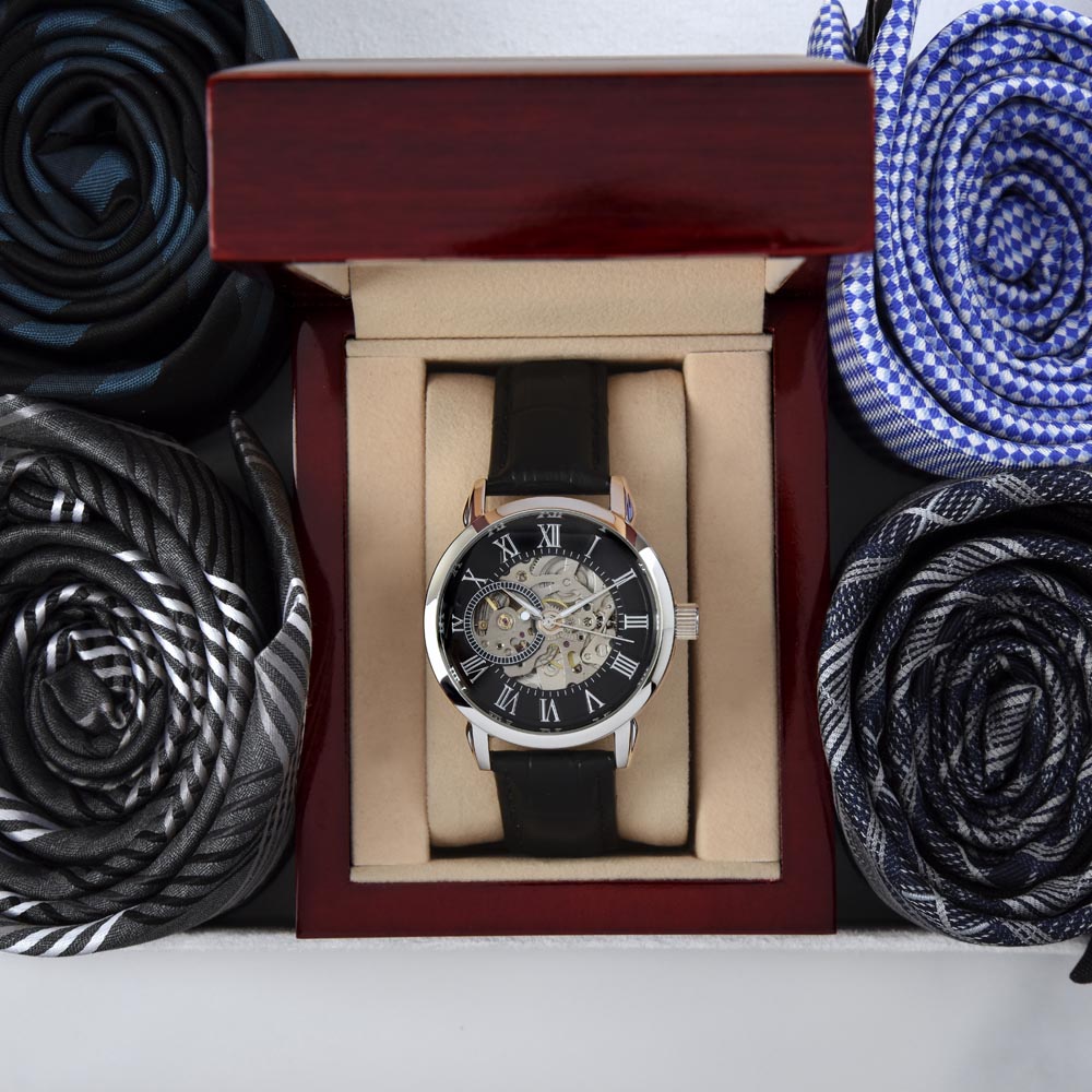 Watch Gift For Him -Custom Message Card Included Perfect For All Occasions
