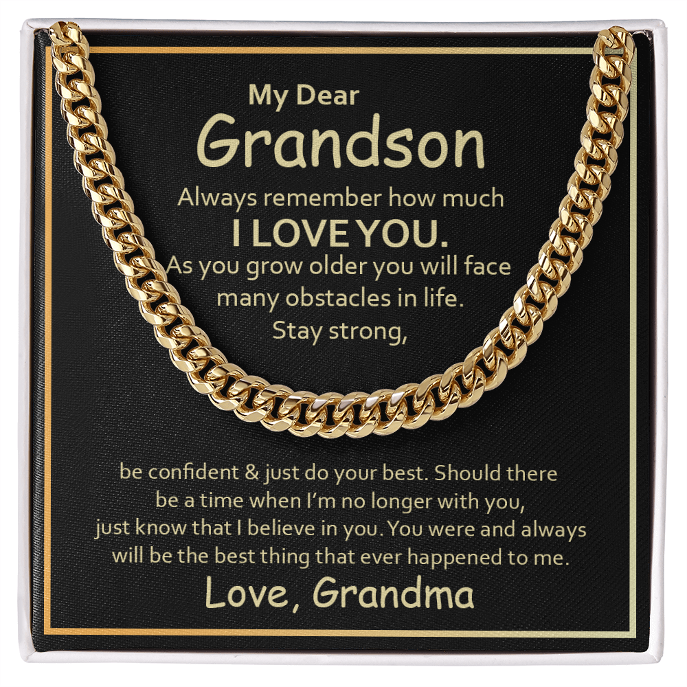 Gift For Grandson - From Grandmother For All Occasions