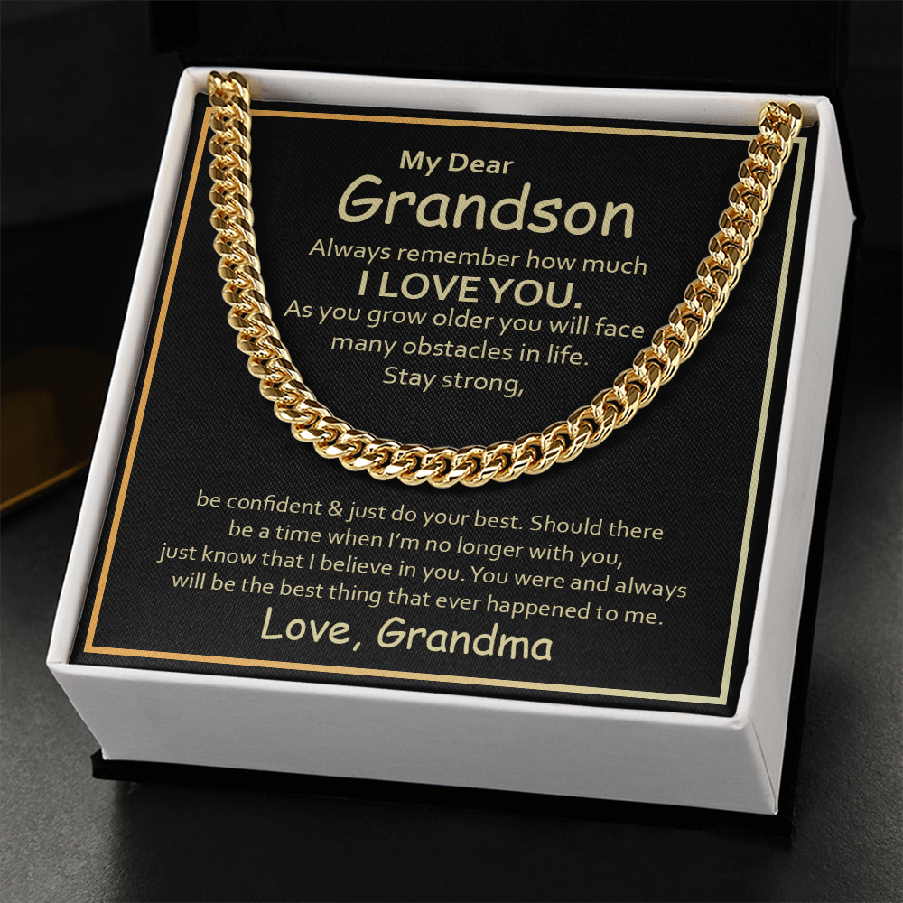 Gift For Grandson - From Grandmother For All Occasions