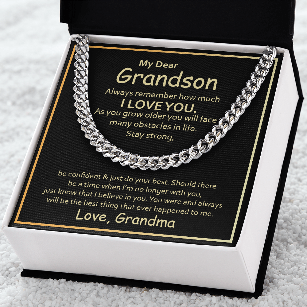 Gift For Grandson - From Grandmother For All Occasions