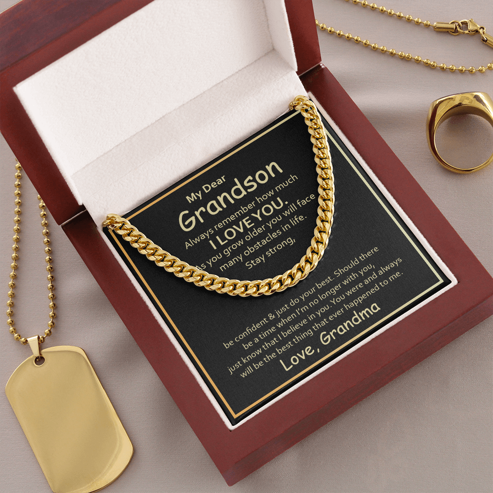 Gift For Grandson - From Grandmother For All Occasions
