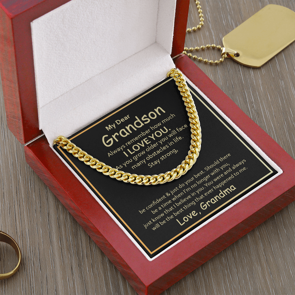 Gift For Grandson - From Grandmother For All Occasions