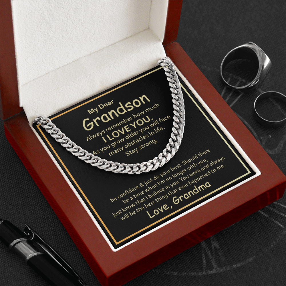 Gift For Grandson - From Grandmother For All Occasions