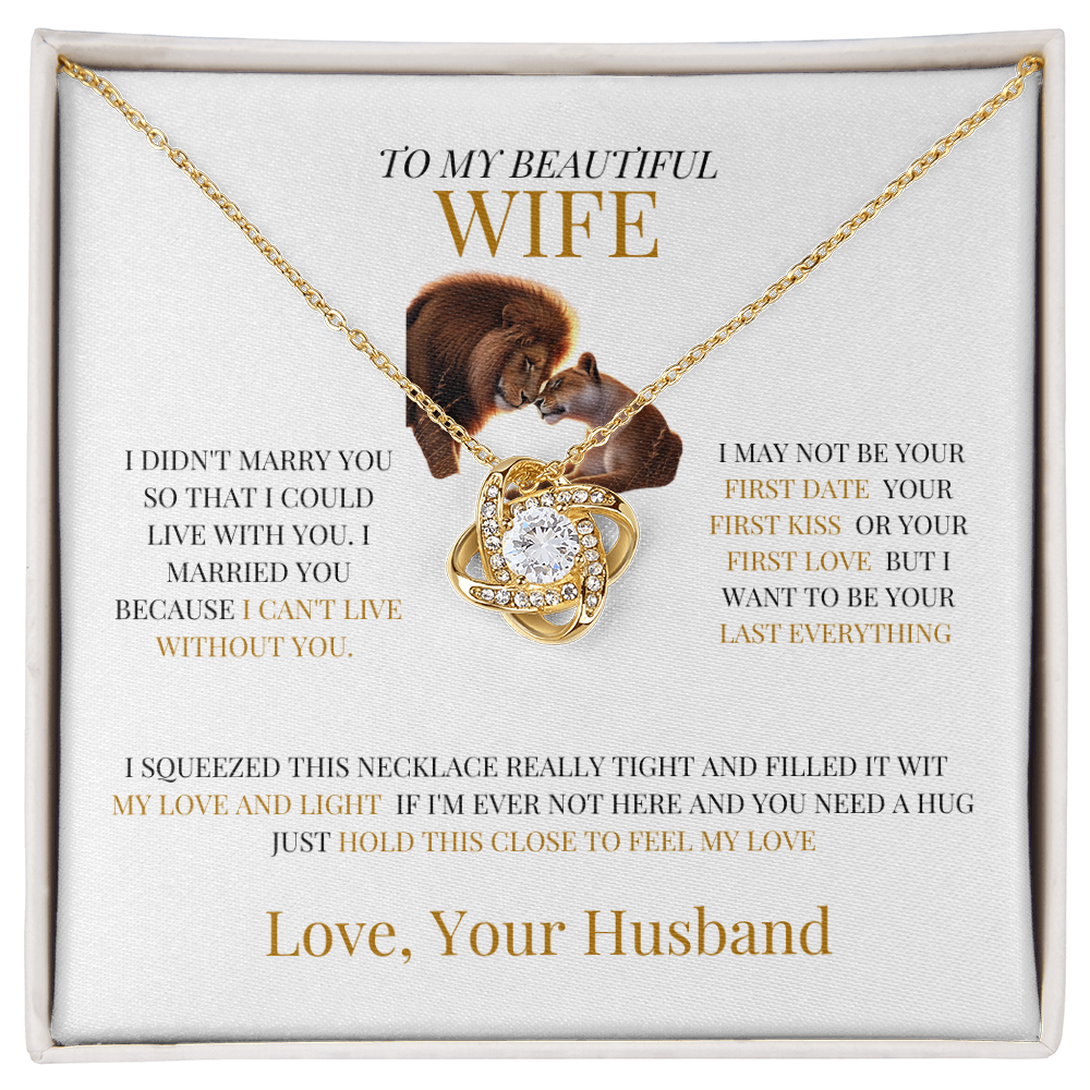 To My Wife "Forever Kind of Love" Necklace - THE GIFT GIVER