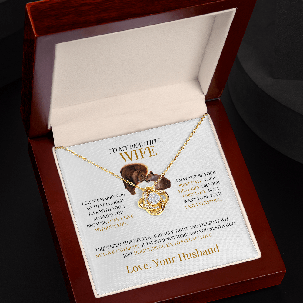 To My Wife "Forever Kind of Love" Necklace - THE GIFT GIVER