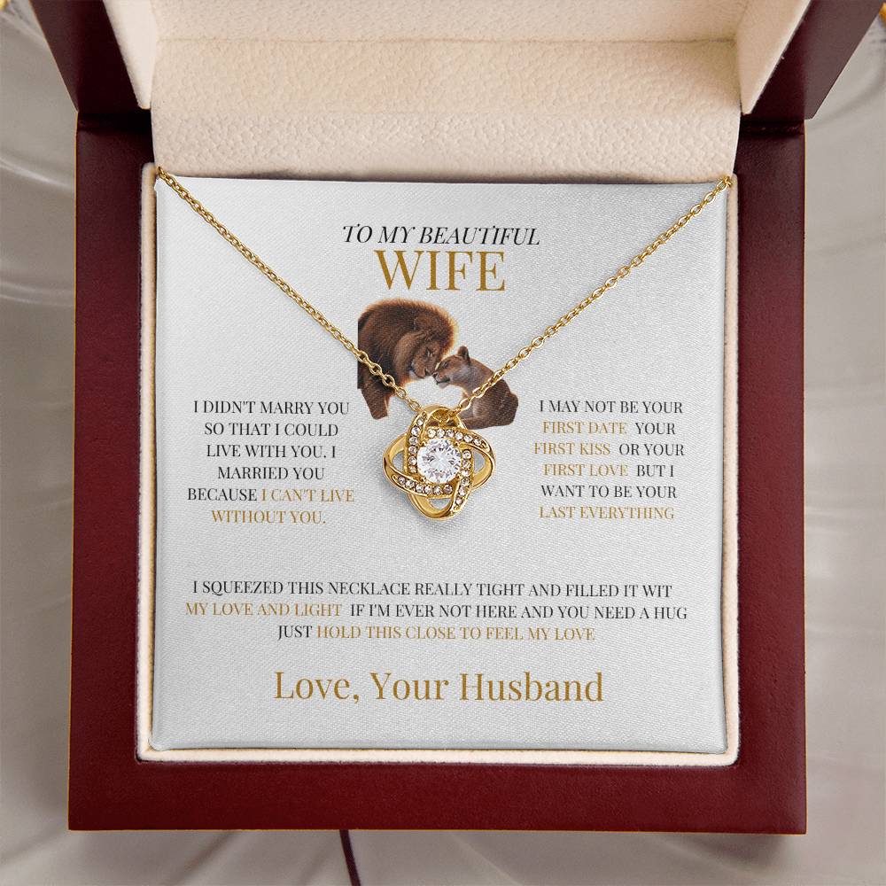To My Wife "Forever Kind of Love" Necklace - THE GIFT GIVER