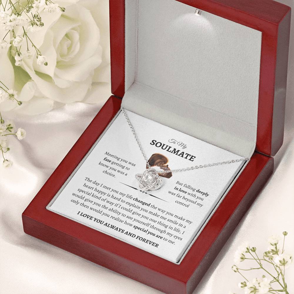 To My Soulmate " Love Knot" Necklace - THE GIFT GIVER