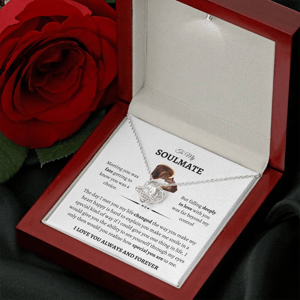 To My Soulmate " Love Knot" Necklace - THE GIFT GIVER