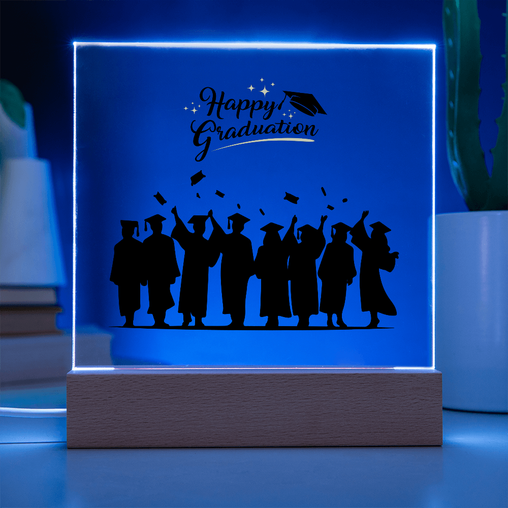 Happy Graduation - LED Acrylic Plaque