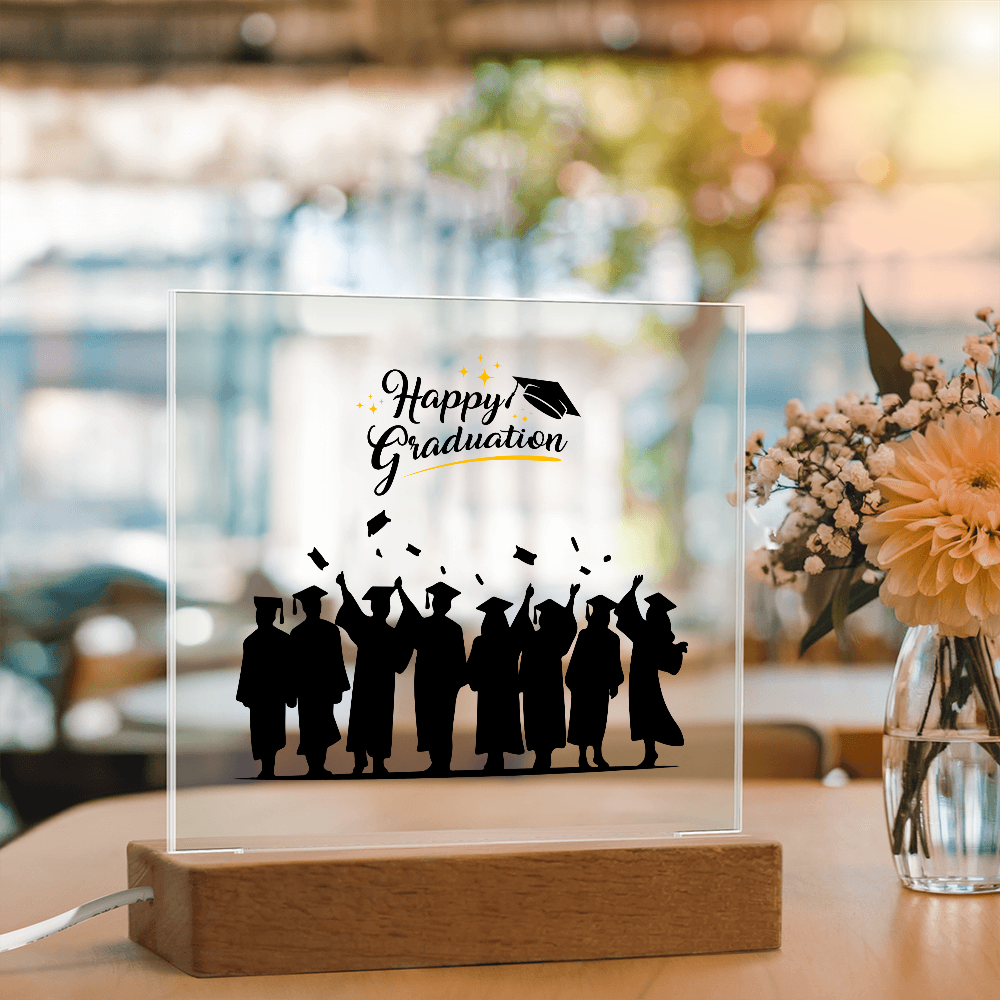 Happy Graduation - LED Acrylic Plaque