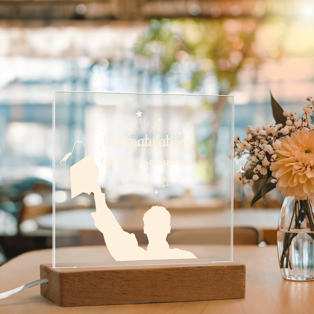 Congratulations Graduate - LED Acrylic Plaque