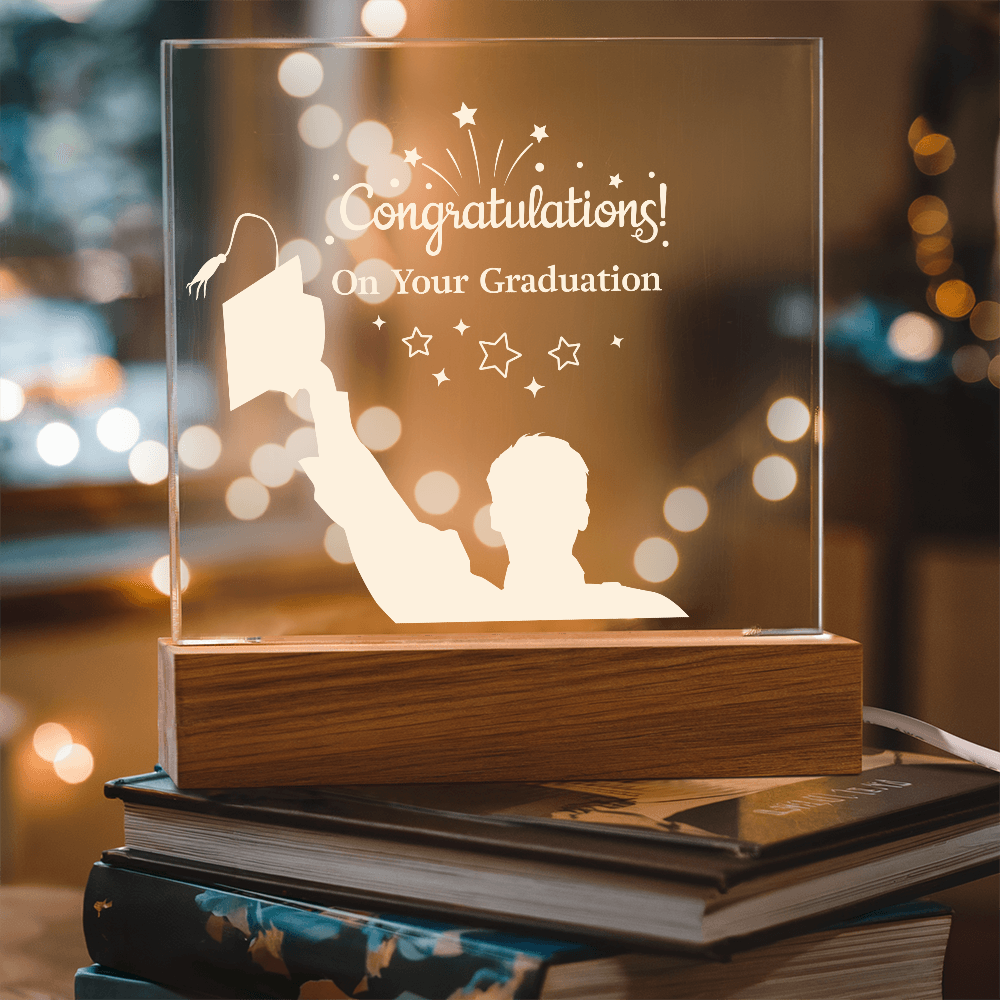 Congratulations Graduate - LED Acrylic Plaque
