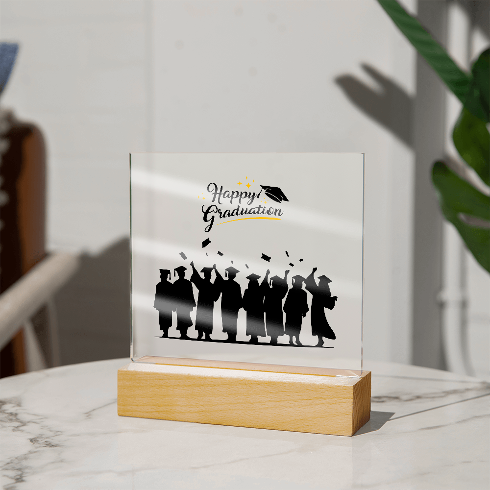 Happy Graduation - LED Acrylic Plaque