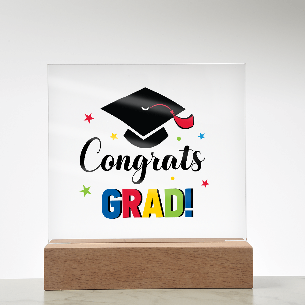 Congrats Grad - LED Acrylic Plaque