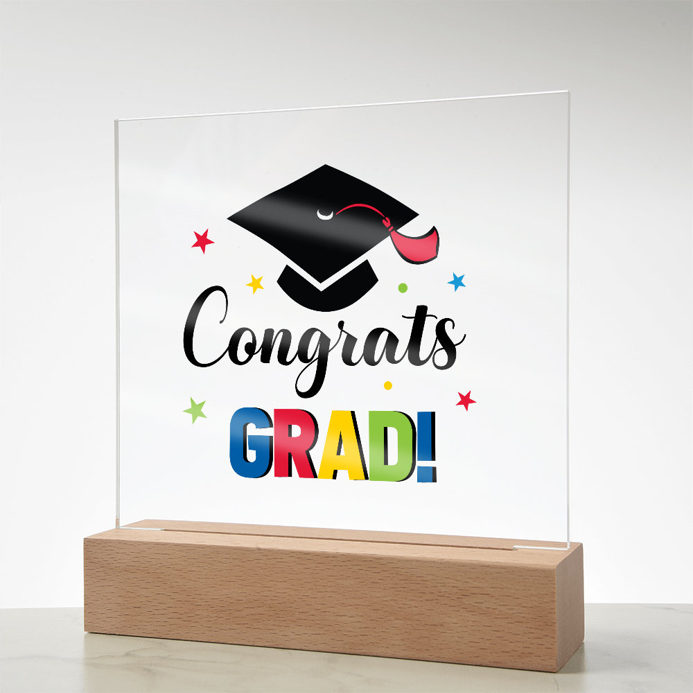 Congrats Grad - LED Acrylic Plaque