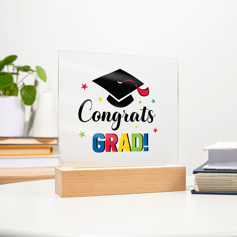 Congrats Grad - LED Acrylic Plaque
