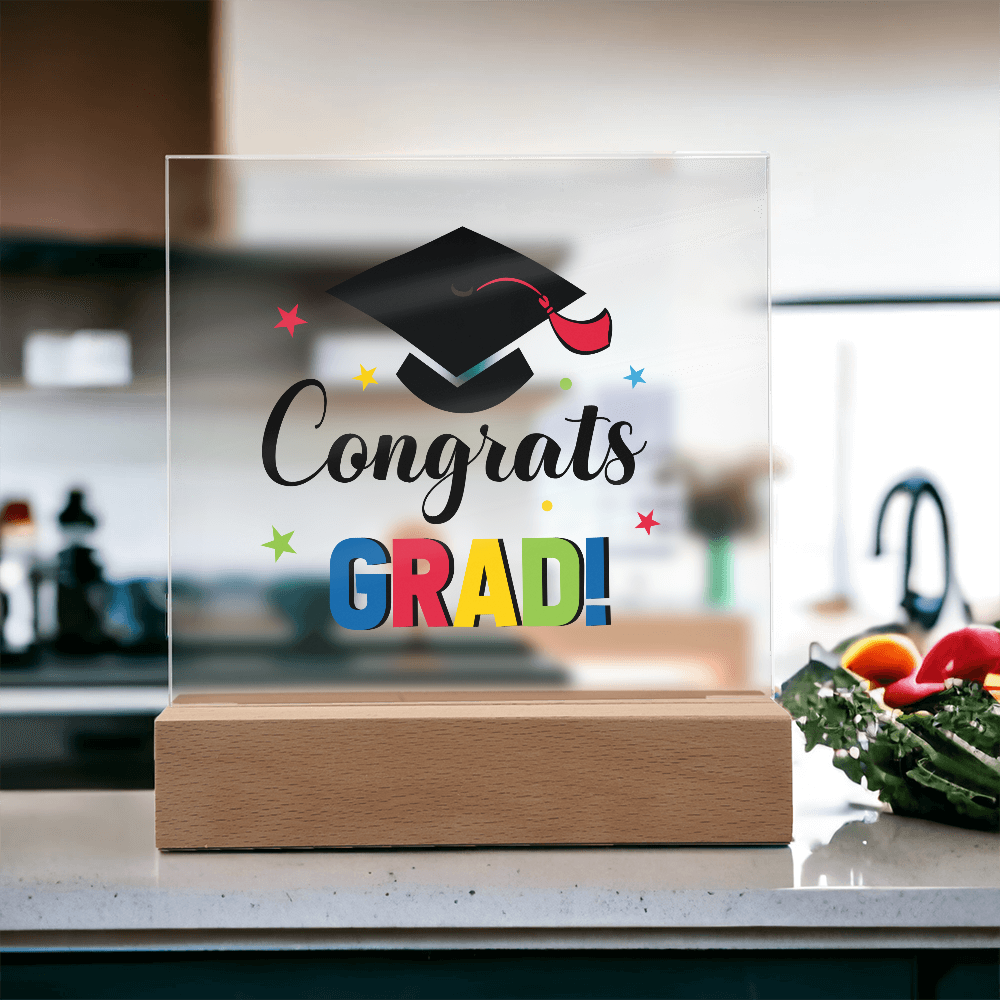 Congrats Grad - LED Acrylic Plaque