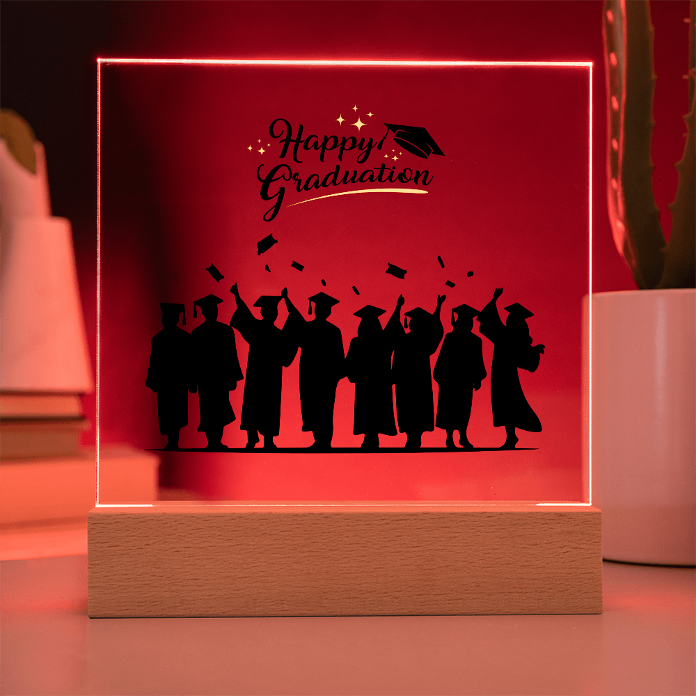 Happy Graduation - LED Acrylic Plaque