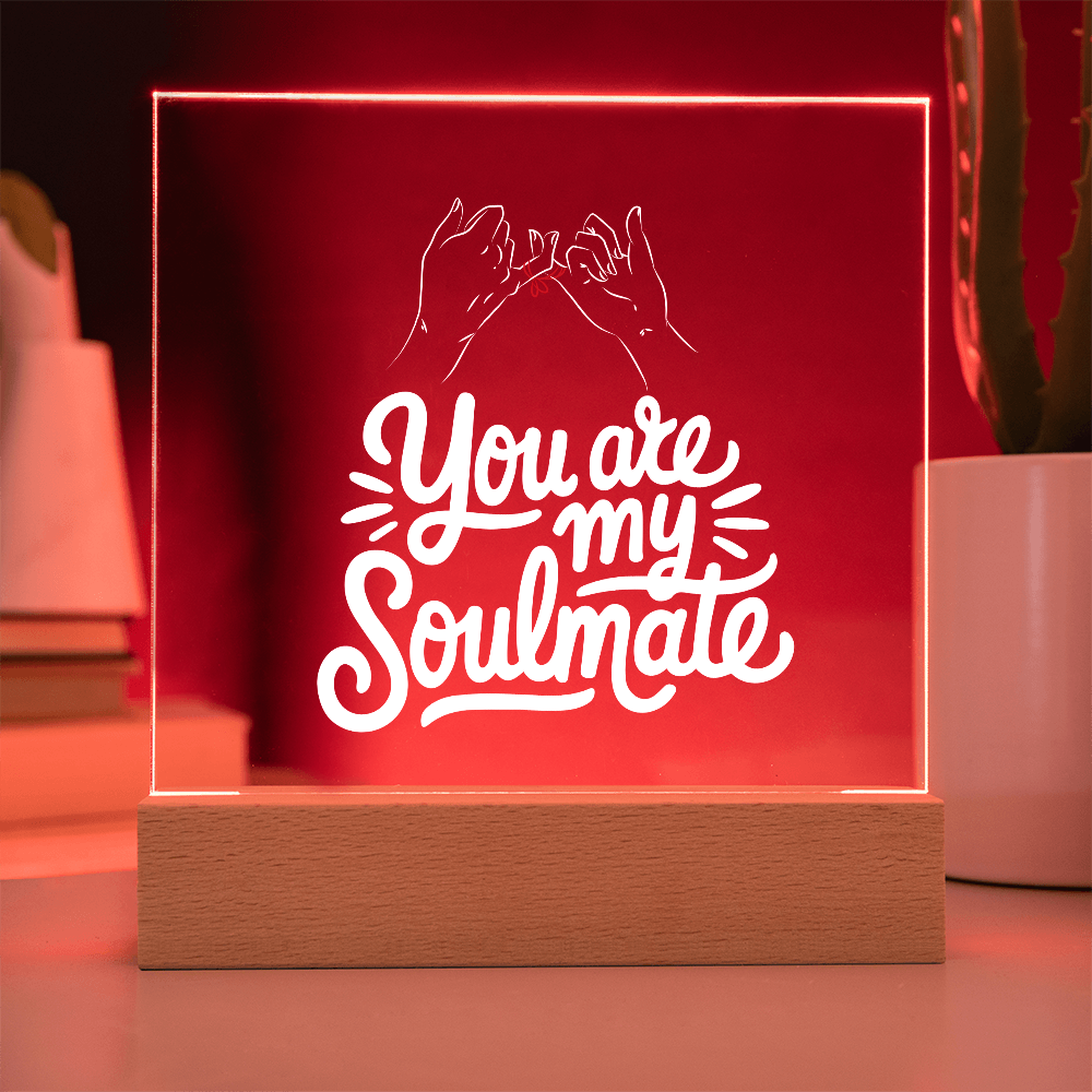 My Soulmate - LED Acrylic Plaque