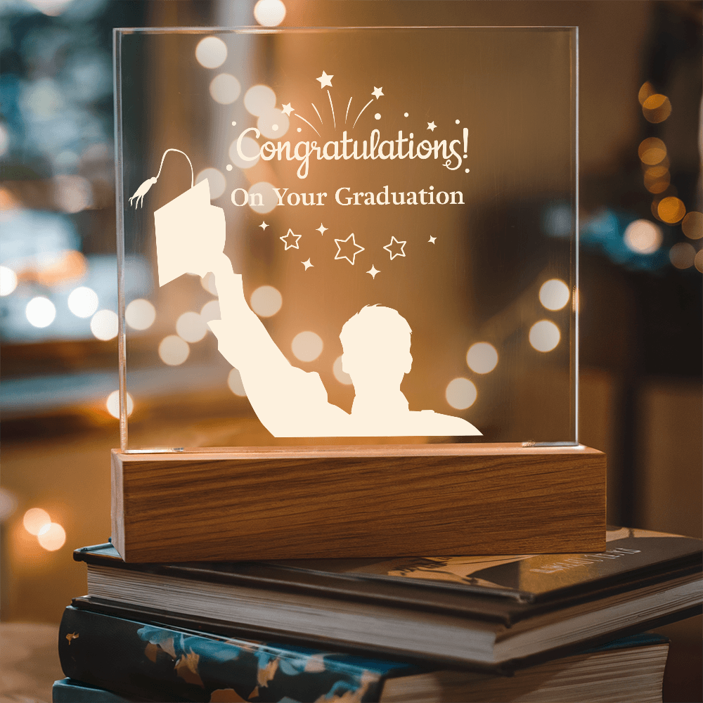 Congratulations Graduate - LED Acrylic Plaque
