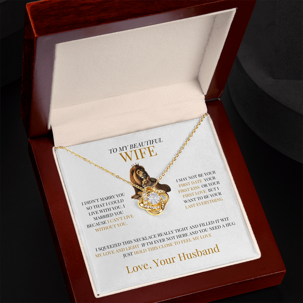 Timeless Love Necklace for My Wife