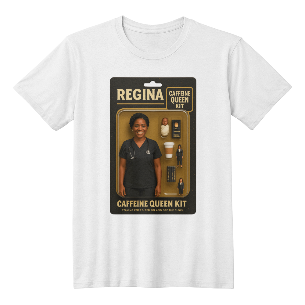 Custom Action Figure Tee – Turn Your Favorite Person into a Toy Hero!