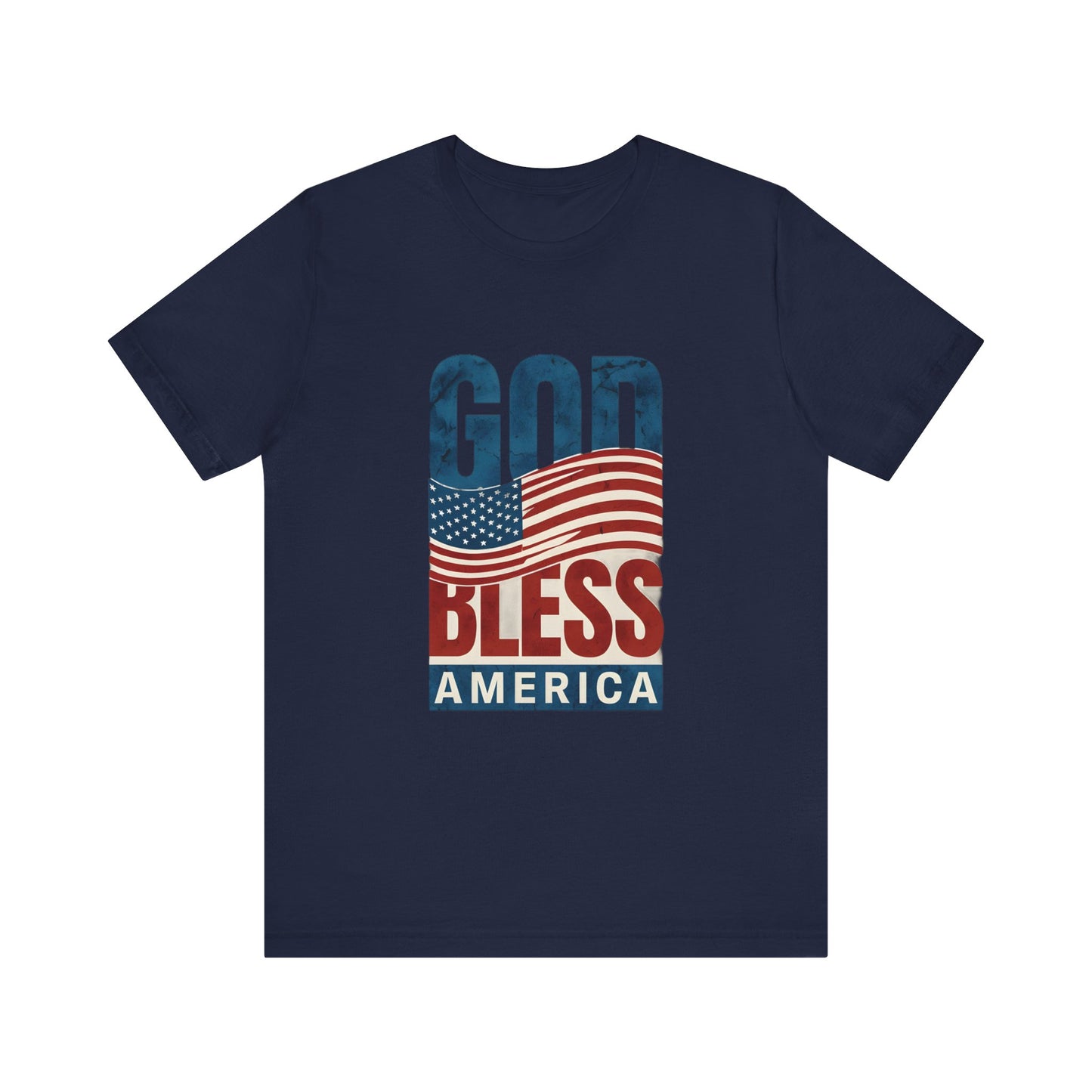 Patriotic Tee, American Flag Shirt, USA Independence Day Top, Red White Blue Tee, Fourth of July T-shirt, Patriotic Clothing, Memorial Day - THE GIFT GIVER