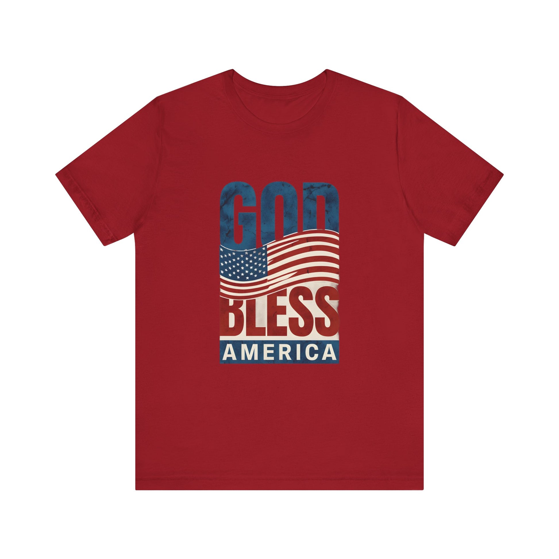Patriotic Tee, American Flag Shirt, USA Independence Day Top, Red White Blue Tee, Fourth of July T-shirt, Patriotic Clothing, Memorial Day - THE GIFT GIVER