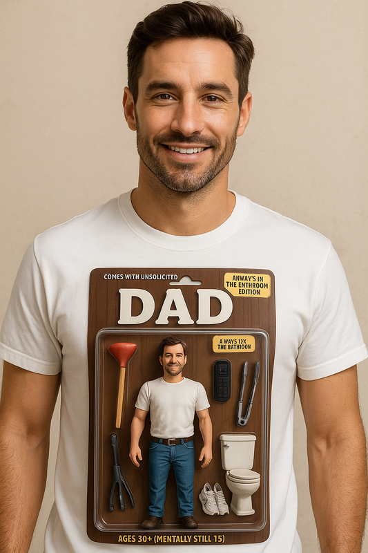 Custom Action Figure Tee – Turn Your Favorite Person into a Toy Hero!