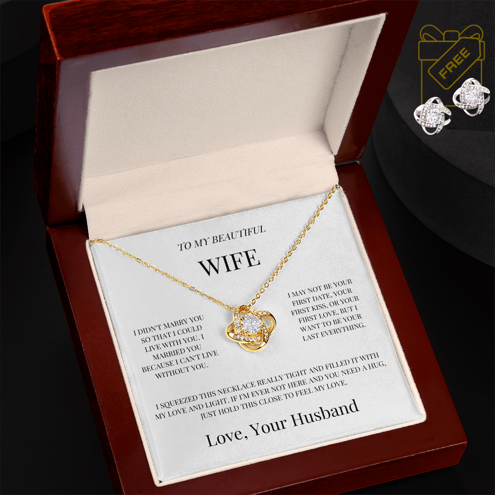 Necklace Gift for Wife – Love of My Life Pendant 