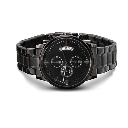 Engraved Chronograph Watch Gift For Him  - Perfect for All Occasions