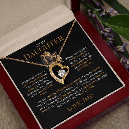 To My Daughter "Eternal Love Necklace" - THE GIFT GIVER