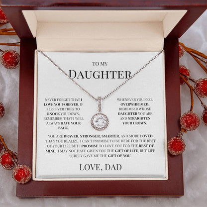 To My Daughter "Timeless Circle Necklace" - THE GIFT GIVER