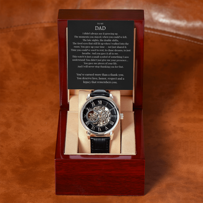 Personalized Luxury Timepiece Watch Gift for Dad – GiftGiver