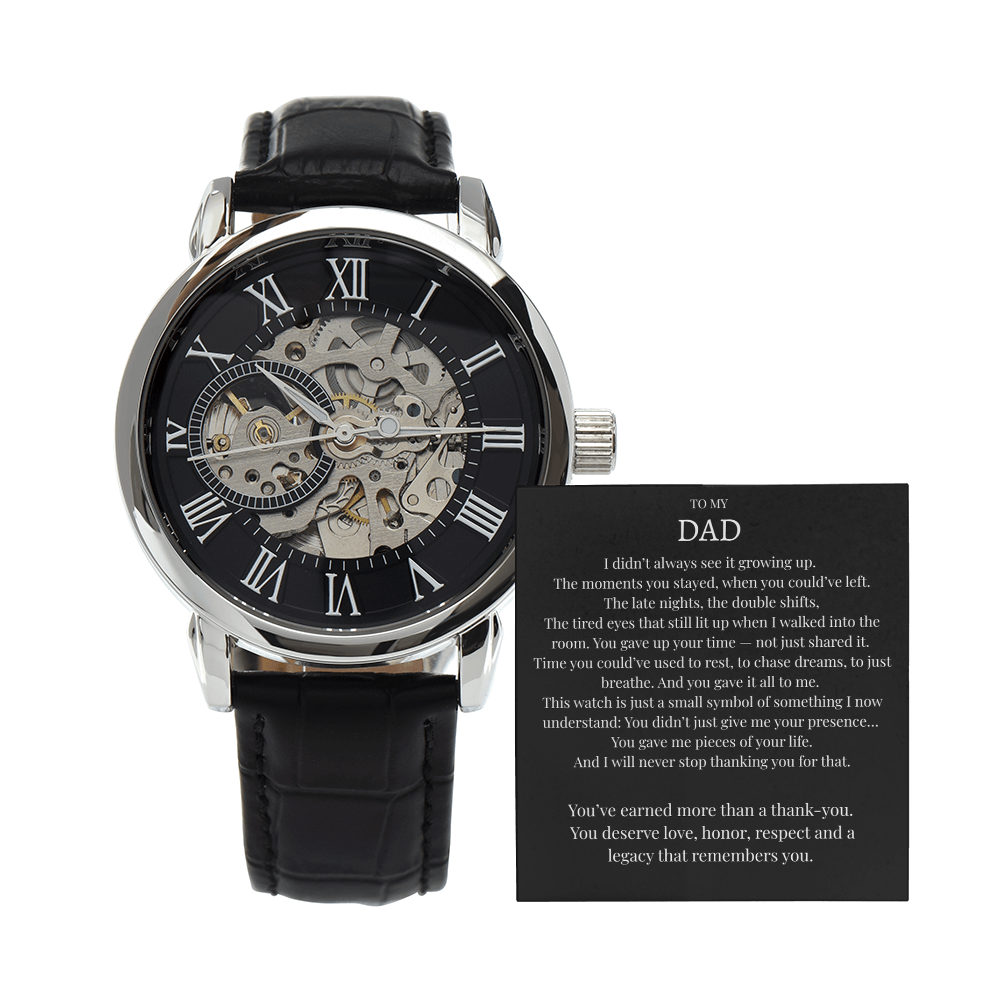 Personalized Luxury Timepiece Watch Gift for Dad – GiftGiver