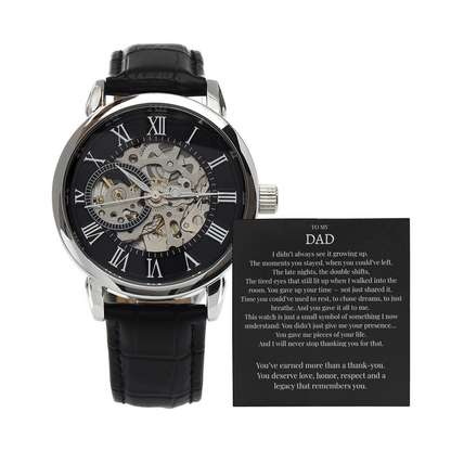 Personalized Luxury Timepiece Watch Gift for Dad – GiftGiver