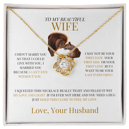 To My Wife "Forever Kind of Love" Necklace - THE GIFT GIVER