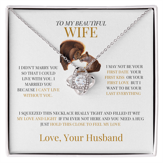 To My Wife "Forever Kind of Love" Necklace - THE GIFT GIVER