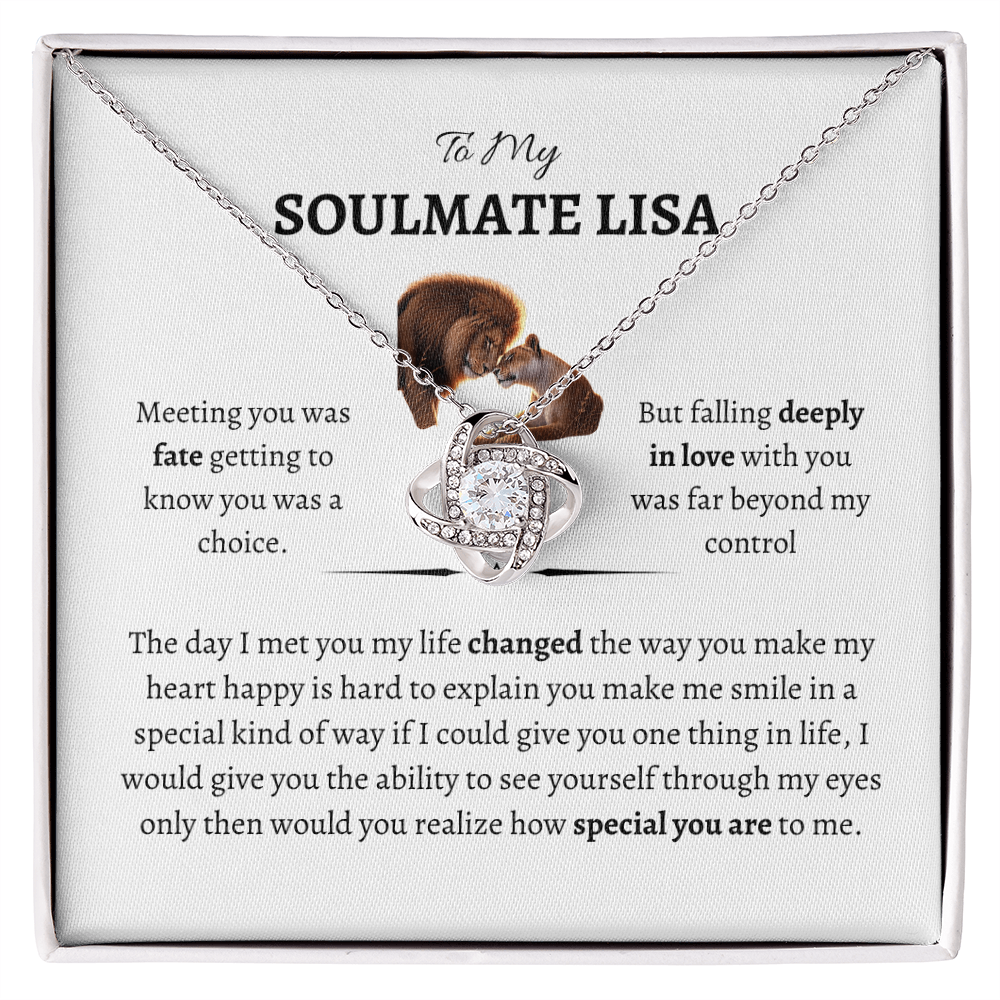 Custom Soulmate Jewelry Gift