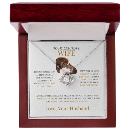 To My Wife "Forever Kind of Love" Necklace - THE GIFT GIVER