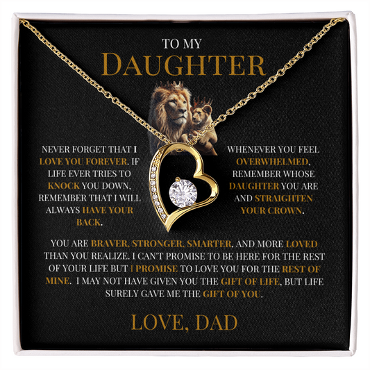 To My Daughter "Eternal Love Necklace" - THE GIFT GIVER